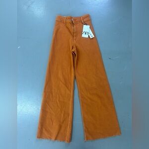 Zara marine jeans orange